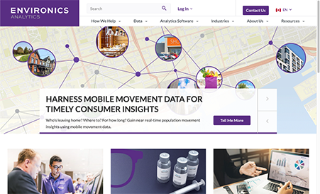 Environics Analytics screenshot